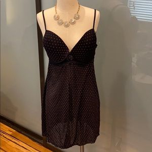 Rampage Polka Dot Chemise (Size 40C)